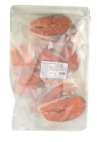 Šaldyti Atlantinių lašišų didkepsniai, su kaulu, 200 g, kg