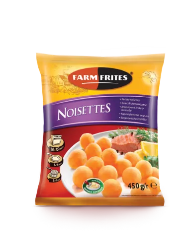Šaldyti bulvių kukuliai FARM FRITES Noisettes, 450 g