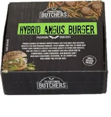 Saldētas hibrīda Angus liellopa burgera kotletes uz zirņu bāzes TRADITIONAL BUTCHERS Hybrid, 2 gab x