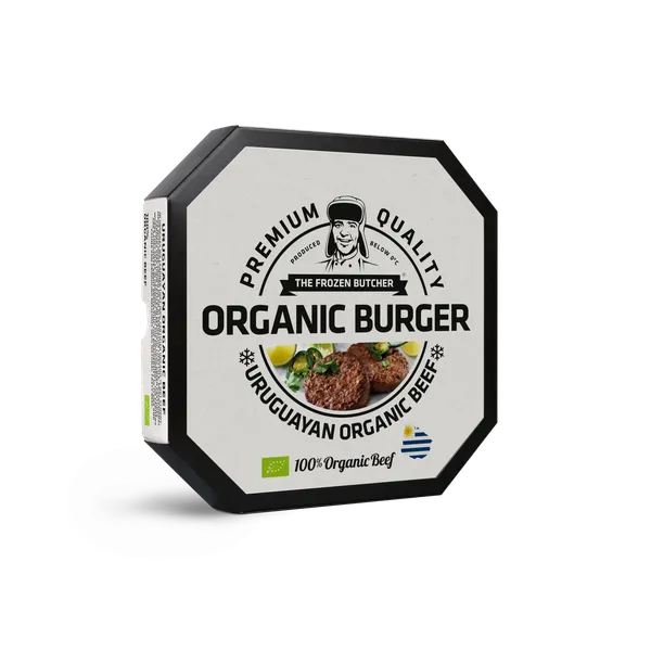 Saldēts liellopa burgers ORGANIC, 2 x 125g