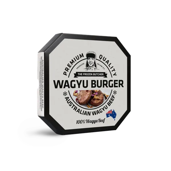 Šaldyti jautienos paplotėliai WAGYU BURGER, 2 x 125 g