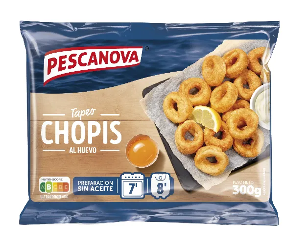 Šaldyti kalmaro žiedai PESCANOVA Tapeo Chopis, 300 g