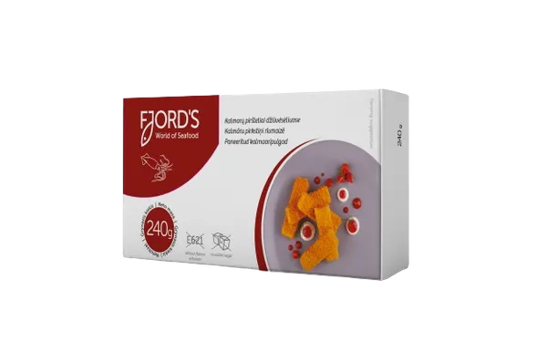Kalmāru pirkstiņi FJORD'S rīvmaizē, 240g, saldēti