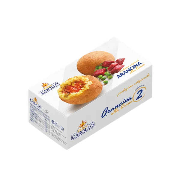 Šaldyti kepti arančinai, su ragu, (200 g x 2 vnt.), 400 g