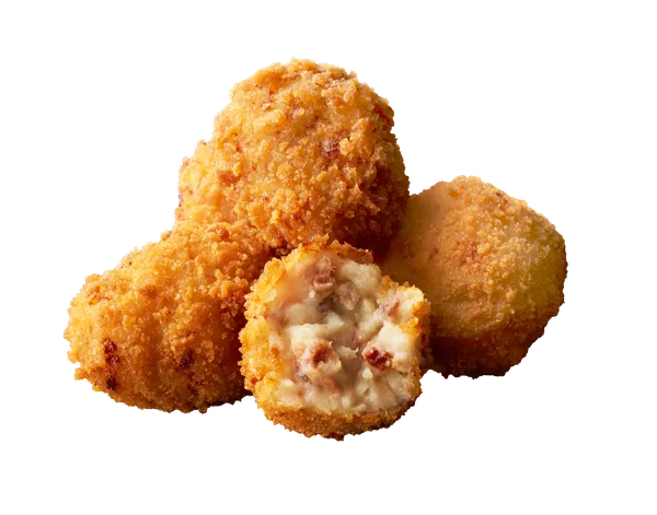 Šaldyti kroketai su Ispanišku vytintu kumpiu LUXURY TAPAS, padengti panko džiuvesėlliais, 1 kg