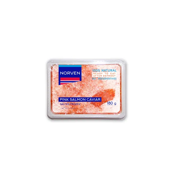 Šaldyti kuprių ikrai NORVEN, sūdyti, 180 g