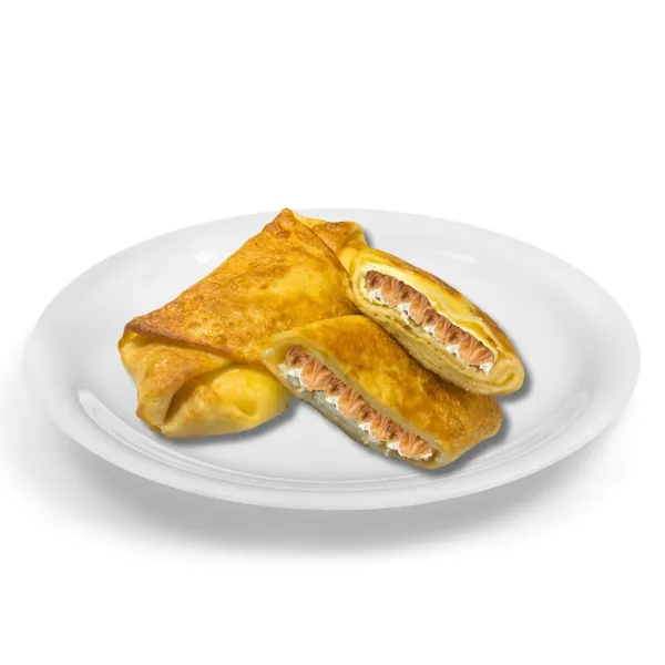 Šaldyti lietiniai blynai su bananais ir karamele, premium, 100 g