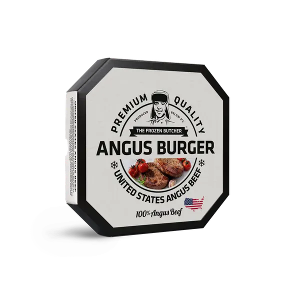Šaldyti mėsos paplotėliai ANGUS BURGER, 12 x 150 g