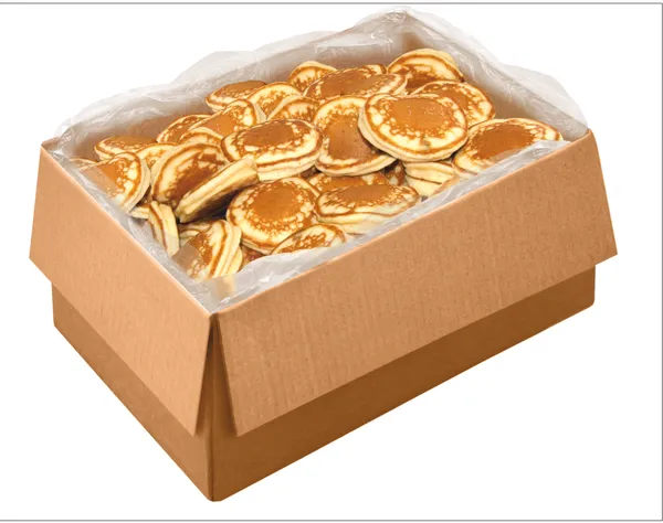 Šaldyti mini Amerikietiški blyneliai, 116 vnt x 30 g, 3,5 kg
