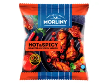 Šaldyti skrudinti vištienos sparneliai, hot & spicy, 600 g