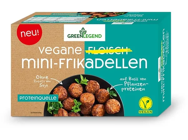 Saldētas vegānu "cūkgaļas" mini bumbiņas, 300g