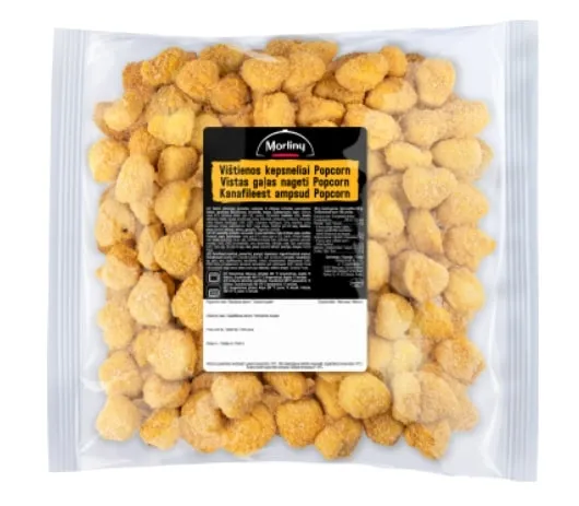 Saldēts vistas popkorns MORLINY rīvmaizē, 1kg