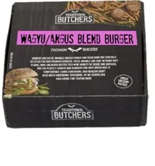 Saldētas Wagyu Angus liellopa burgera kotletes TRADITIONAL BUTCHERS, 2 gab x 125g