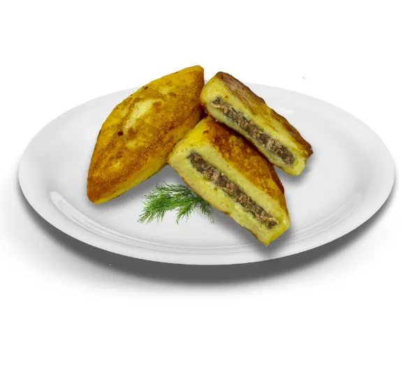 Šaldyti žemaičių blynai su grybų įdaru, 170g x 40 vnt