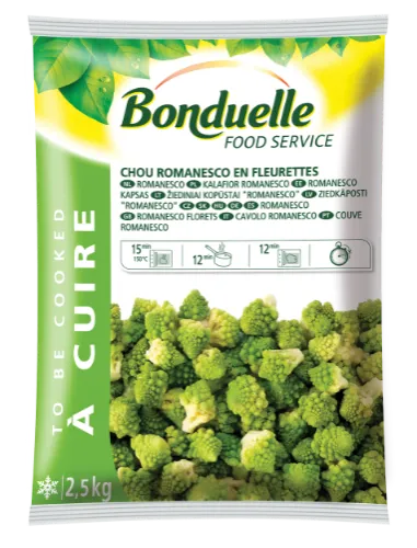 Šaldyti žiediniai kopūstai Romanesco BONDUELLE, 2,5 kg