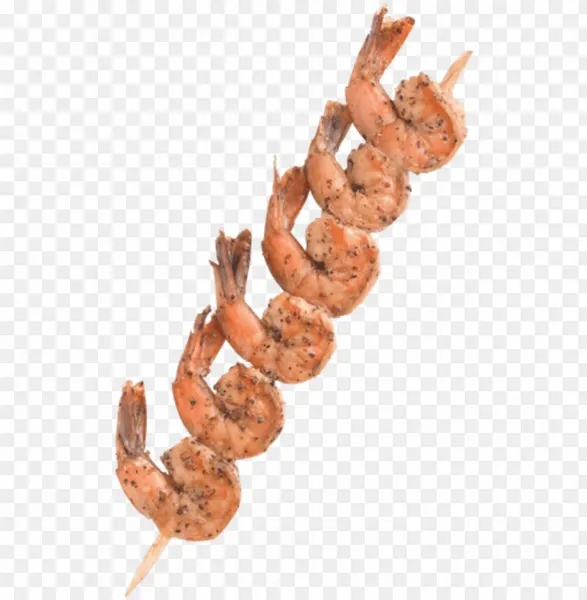 Šaldytos argentininės krevetės, ant iešmelio,nevirtos,lukštentos, 26-30, 10% glazūra, 1,6kg