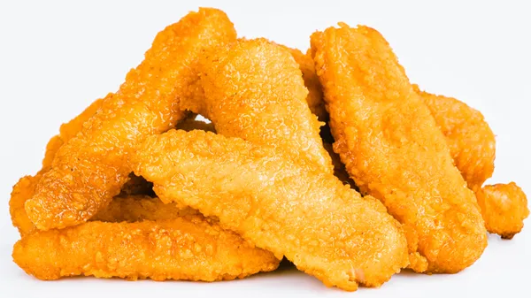 Šaldytos aštrios vištienos filė juostelės su traškia džiuvėsėlių plutele  Zing, (20-30 g),1 kg HALAL