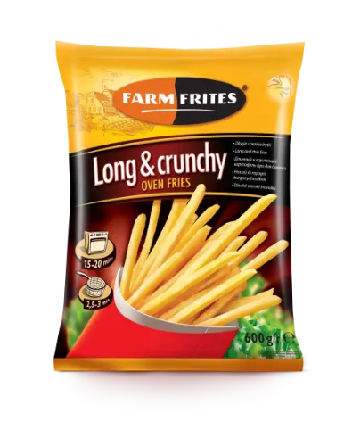 Šaldytos bulvės FARM FRITES Long & Crunchy 600 g