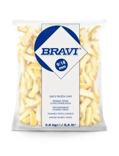 Šaldytos bulvės prie kepsnio BRAVI, 2,5 kg