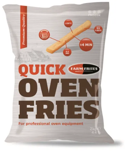 Šaldytos bulvės QUICK OVEN FRIES 8,5 mm, 2 kg