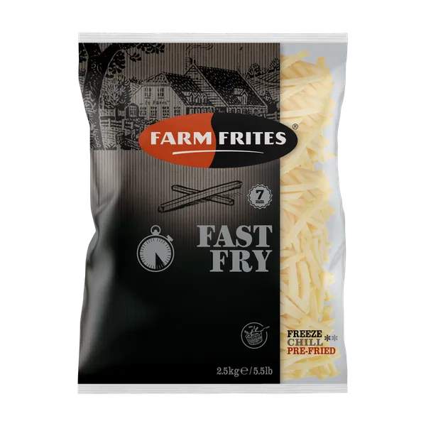 Šaldytos bulvytės FARM FRITES Fast Fry, 7 mm. 2 min, 2,5 kg