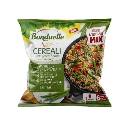 Šaldytos cereali BONDUELLE su pupelėmis ir perlinėmis kruopomis 400g