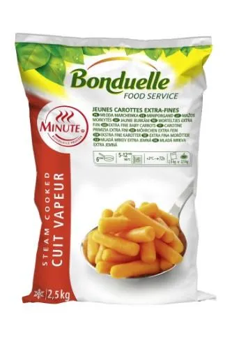 Šaldytos mažos morkytės BONDUELLE, Minute 2,5 kg