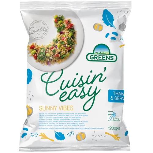 Šaldytos salotos GREENS Sunny Vibes, 1,25 kg