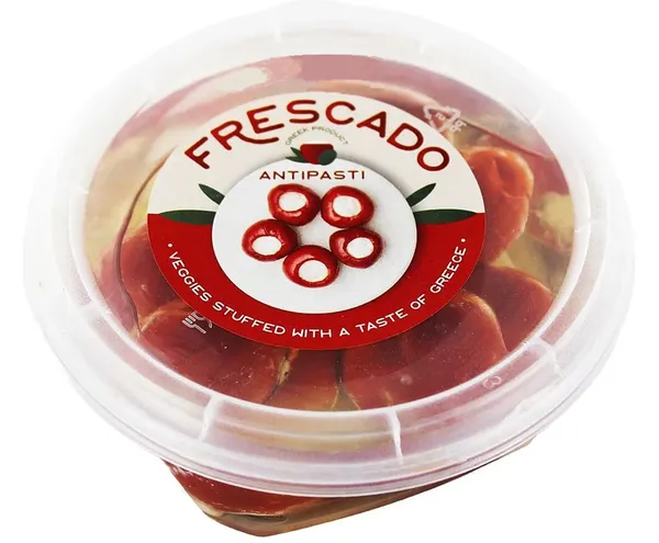 Saldžios paprikos FRESCADO, įdarytos fetos sūriu, 250 g