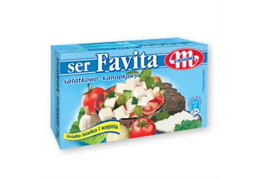 Salotų ir sumuštinių sūris FAVITA 18% rieb., 270g