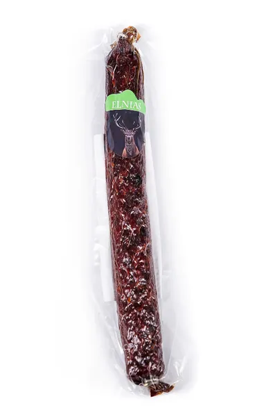 Šaltai rūkyta elnienos dešra, 200 g