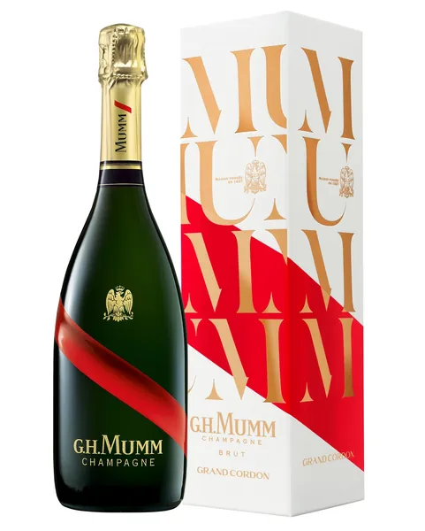 Šampanas G.H.MUMM Cordon Rouge Brut, sausas, 0,75L 12.5% su dėže