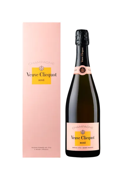Šampanas VEUVE CLICQUOT Brut Rose, su dėžute, 12,5%, 0,75 l