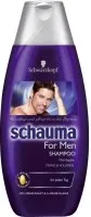 Šampūnas vyrams SCHAUMA  For Men, nuo plaukų slinkimo, 400 ml