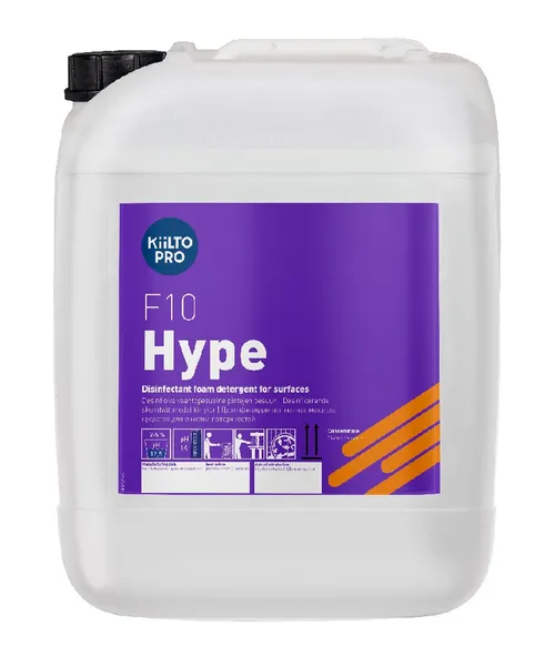 Šarminis paviršių ploviklis su chloru F 10 Hype, 20 l  / 22.6kg