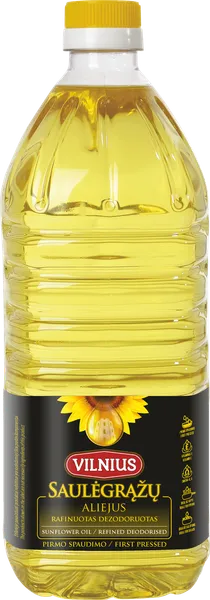 Saulėgrąžų aliejus VILNIUS, 2 l