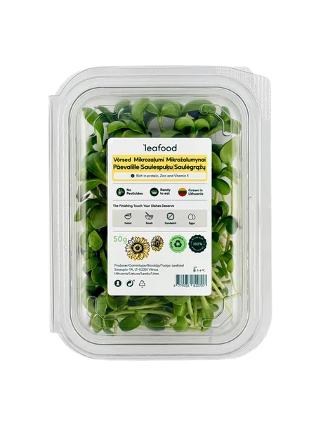 Saulėgrąžų mikrožalumynai FEAFOOD, 50g