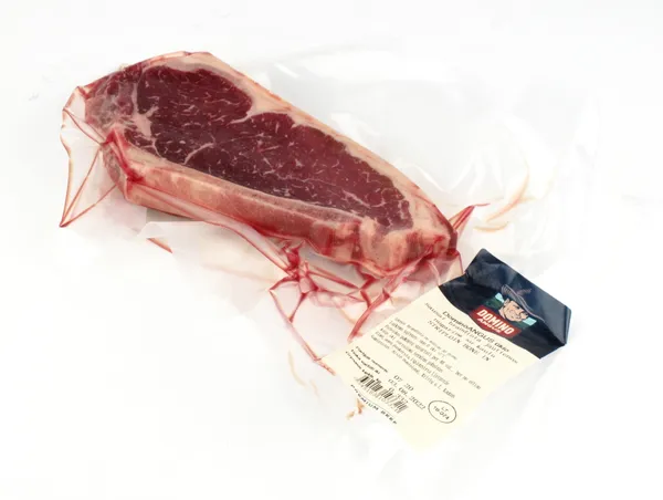 Sausai brandintas 30d+ jautienos nugarinė, DOMINO ANGUS,su kaulu, ~600 g