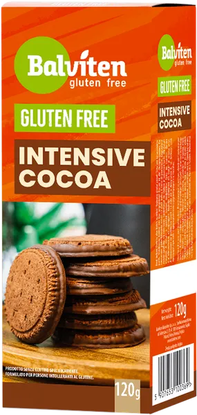 Sausainiai  BALVITEN GLUTEN FREE, intensyvaus kakavos skonio, 120 g
