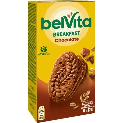 Sausainiai BELVITA, su šokoladu, 300 g