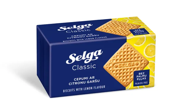 Sausainiai SELGA, citrinų skonio, 180 g