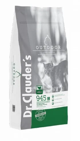 Sausas visavertis pašaras katėms DR. CLAUDER'S Outdoor,  suaugusioms, aktyvioms, 10 kg
