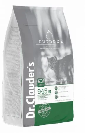 Sausas visavertis pašaras katėms DR. CLAUDER'S Outdoor, suaugusioms, aktyvioms, 1,5 kg