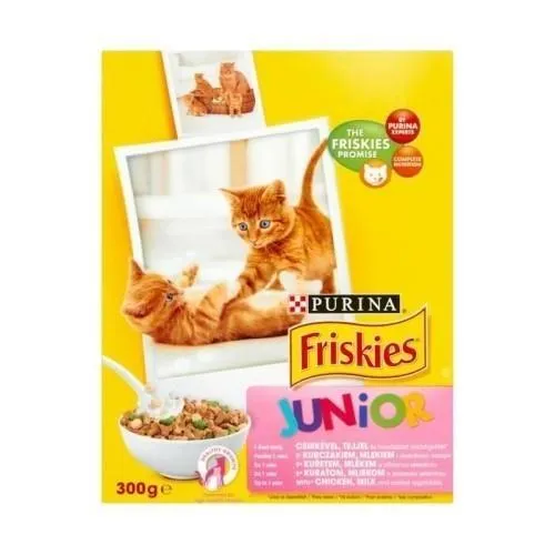 Barība kaķiem Friskies Junior vista+burk.300g