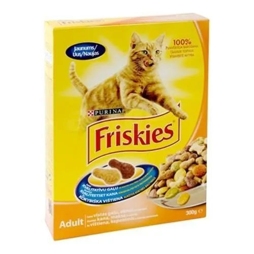 Barība kaķiem Friskies vista/aknas/dārzeņi 300g