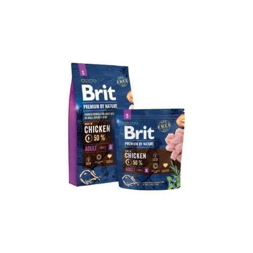 Sausas visavertis pašaras šunims BRIT Adult S, 1 kg