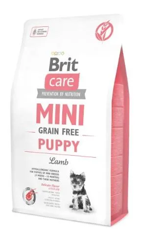 Sausas visavertis pašaras šunims BRIT CARE, Mini Puppy, Lamb, 2 kg