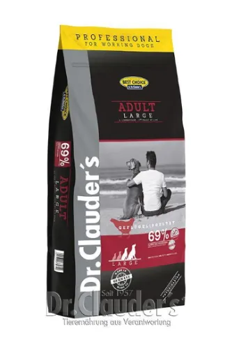 Sausas visavertis pašaras šunims DR. CLAUDER'S, suaugusiems didelių veislių šunims, 20 kg