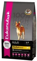 Sausas visavertis pašaras šunims EUKANUBA Adult Medium Breeds, 3 kg