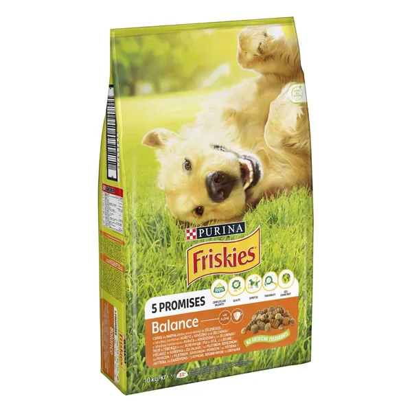 Sausas visavertis pašaras šunims FRISKIES Balance Dog, su vištiena, 10kg